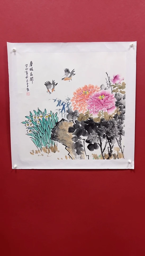 国画国画作品 宣纸纯手绘