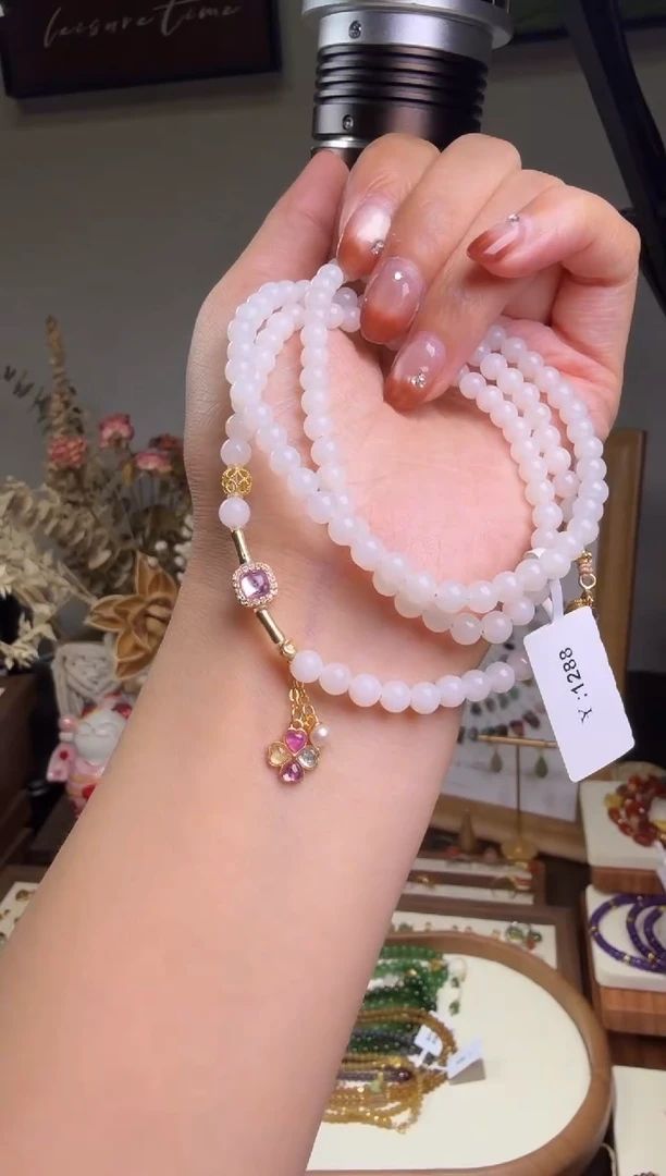 水晶摆件未镶嵌珠链