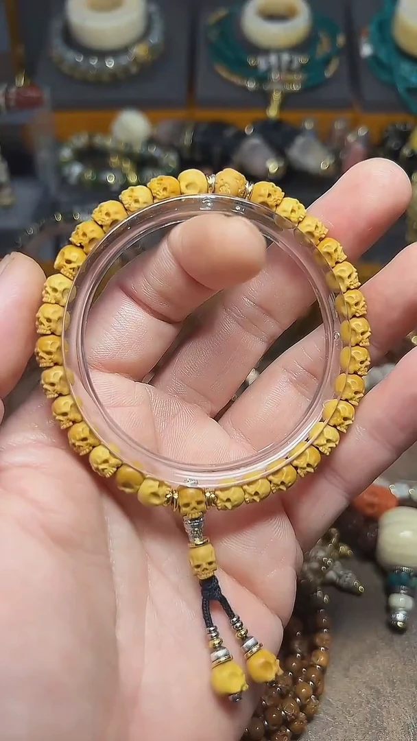 手串柏香籽/百香籽半鄂骷髅手持