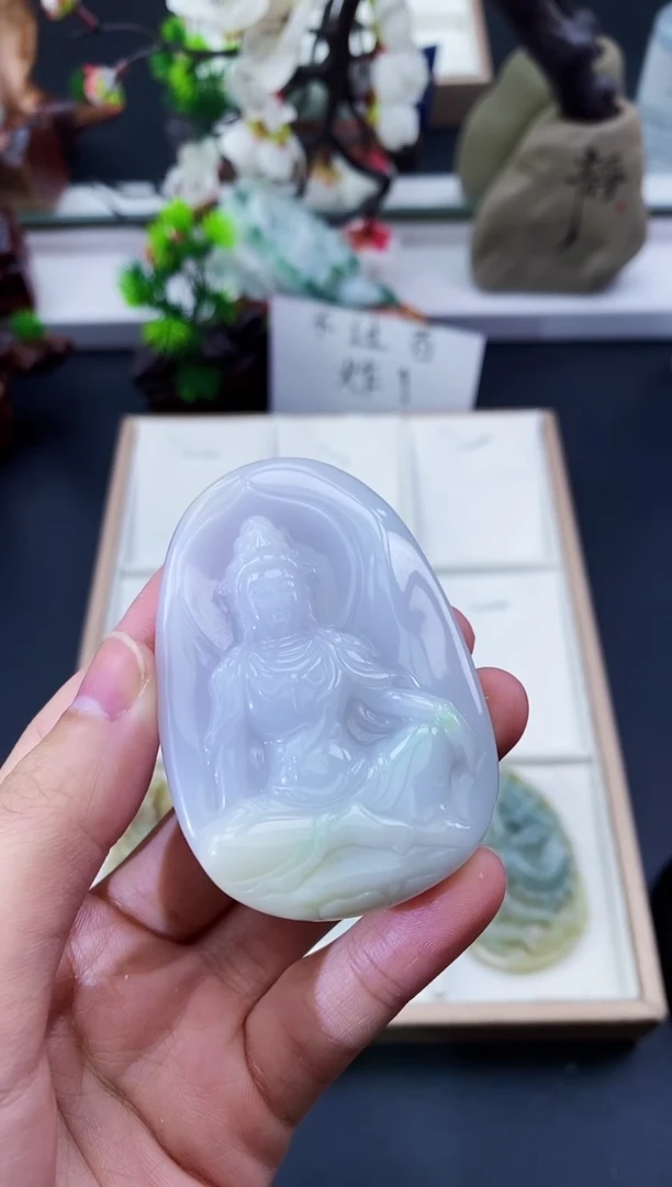 颈饰未镶嵌翡翠天然缅甸A货翡翠