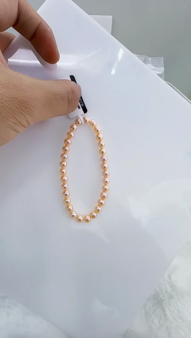 未镶嵌淡水珍珠DA珍珠手链5-6 y530