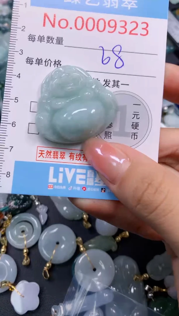 颈饰未镶嵌翡翠9323