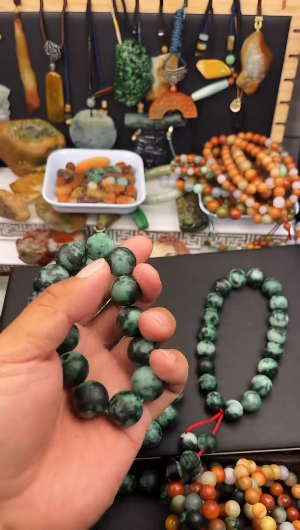 散珠翡翠翠*翡翠手串