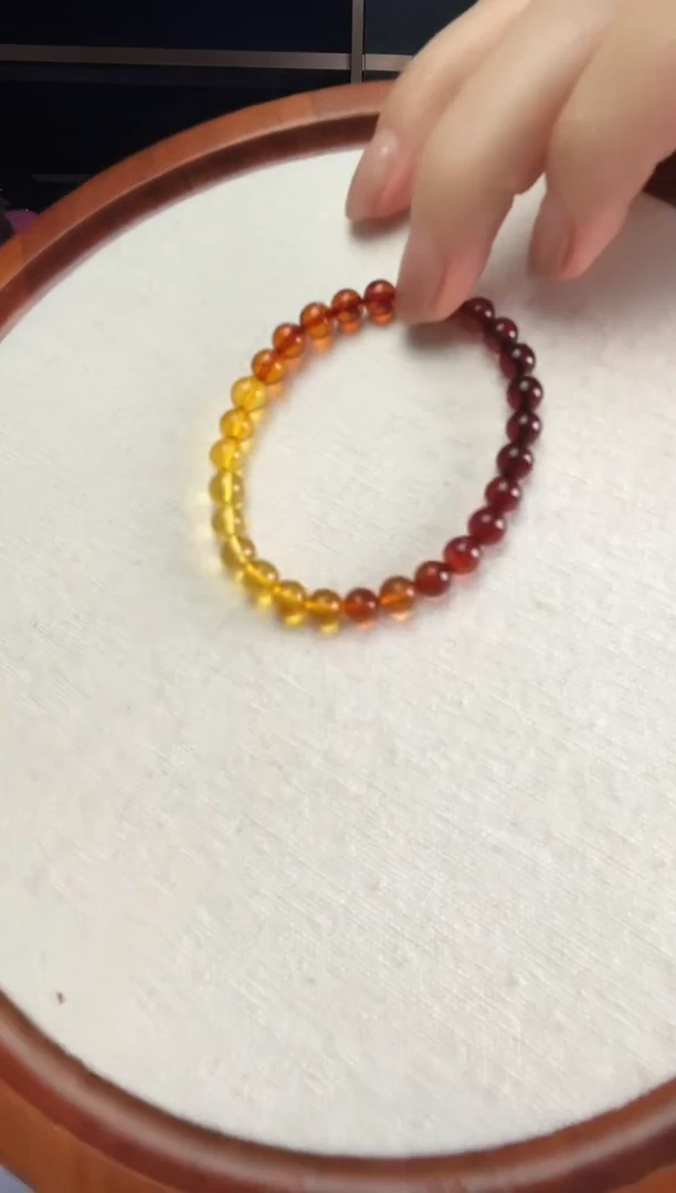 手串琥珀未镶嵌蚂蚁家渐变琥珀手串