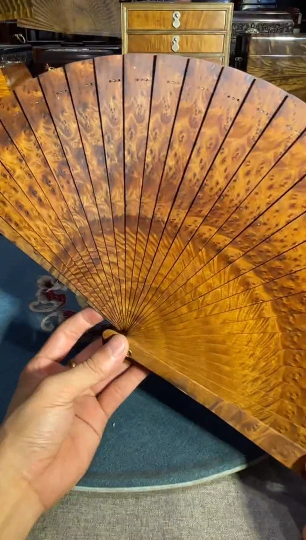 乌木类成套家具金丝楠扇子    5