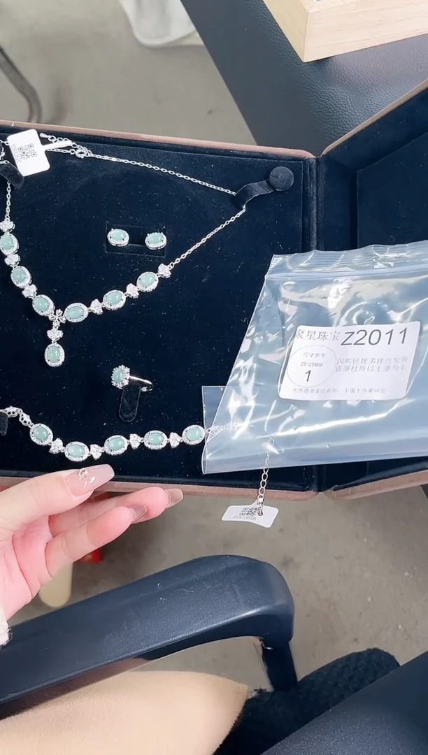 【闪购商品】翡翠颈饰未镶嵌赠皮绳2011