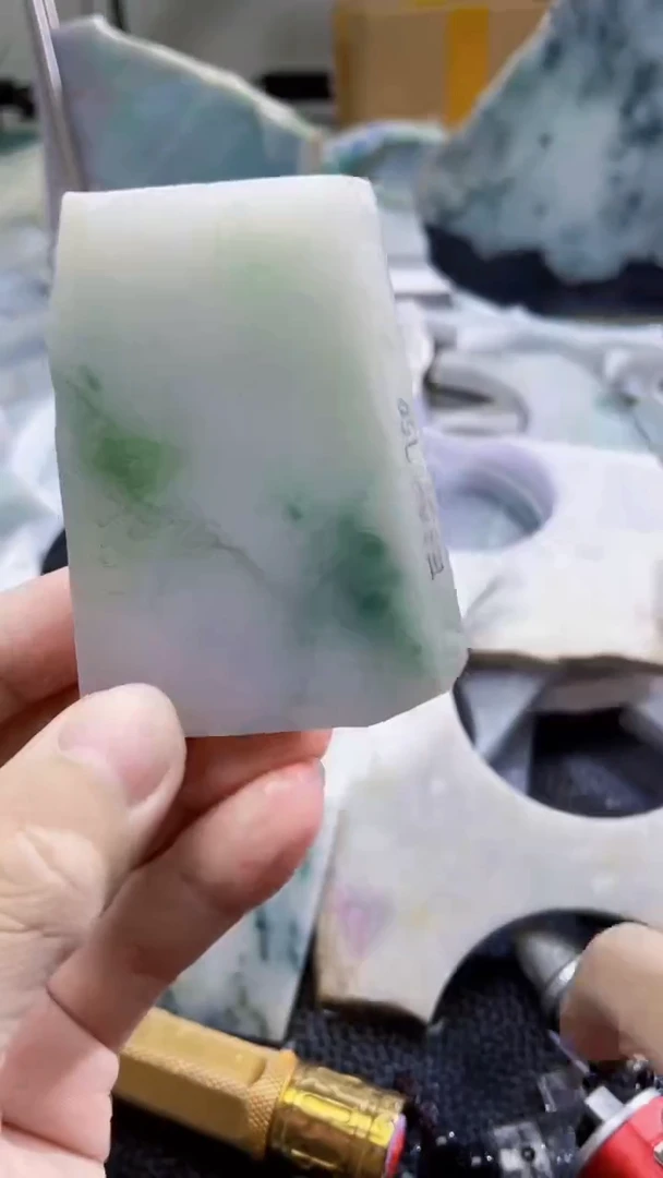 裸石翡翠 翡翠A货板料