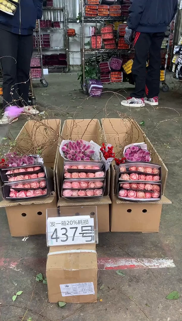 437号♥中通含20%耗损发一箱鲜花