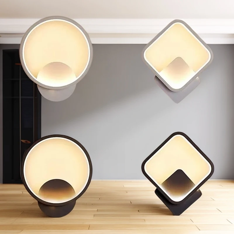 led卧室床头灯壁灯过道北欧简约创意led客厅背景墙灯楼梯走廊灯具