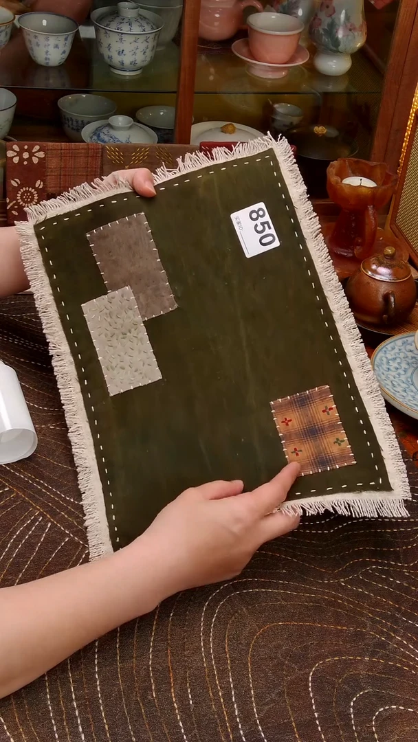 Cici手作刺子绣壶垫杯垫-850