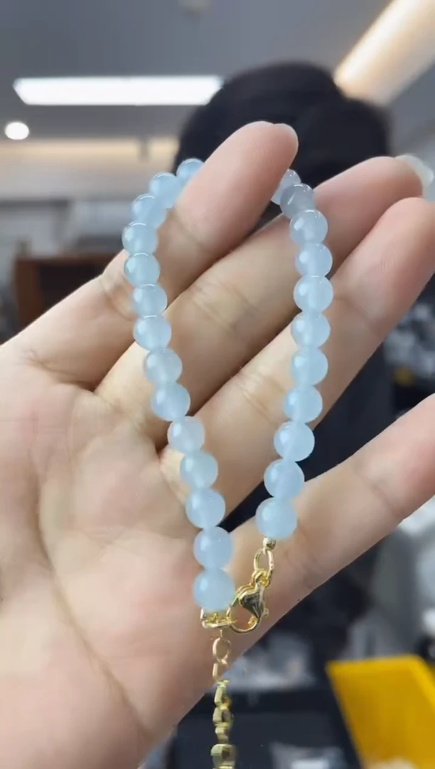 【闪购商品】海蓝宝石手链未镶嵌多样性一件发货