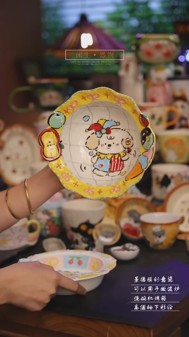 景德镇可爱设计师款陶瓷