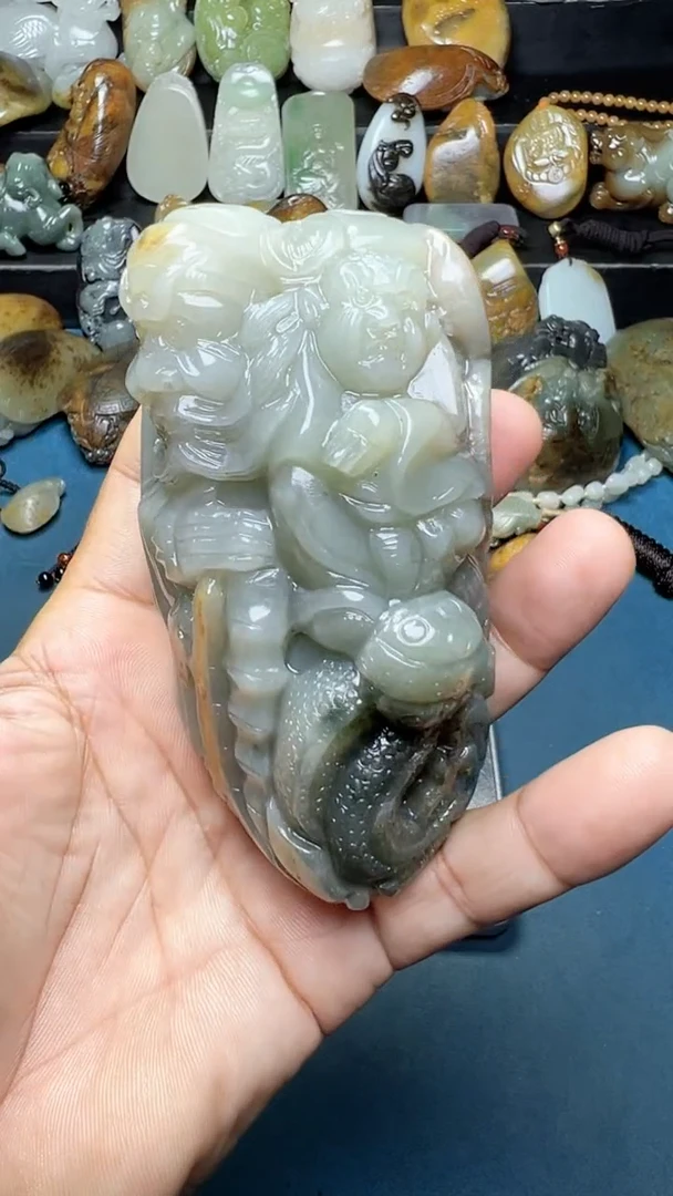 未镶嵌和田玉把件-