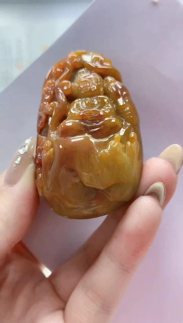 未镶嵌定制翡翠5028jw-毛货挂件145