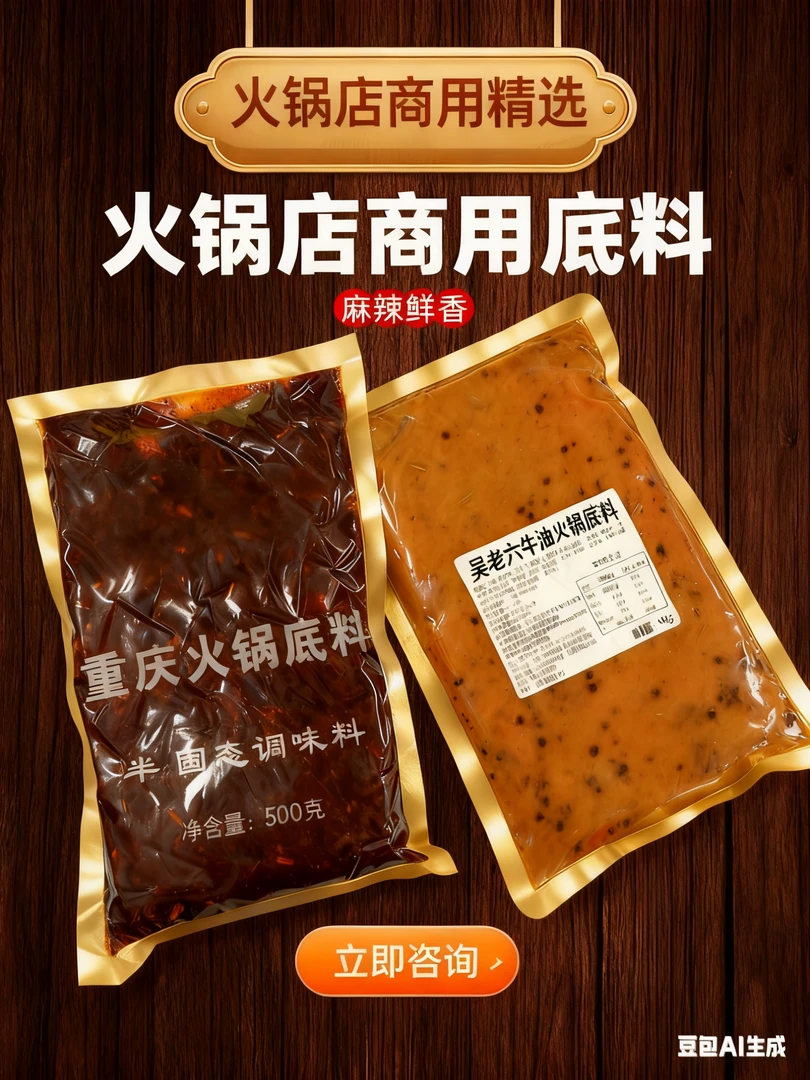 【火锅店专用】重庆火锅底料，门店商用同款，麻辣鲜香，附带调料包
