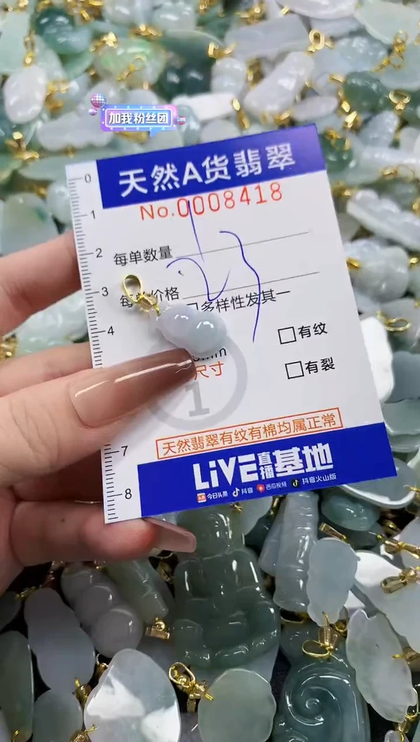 颈饰未镶嵌翡翠天然A货翡翠