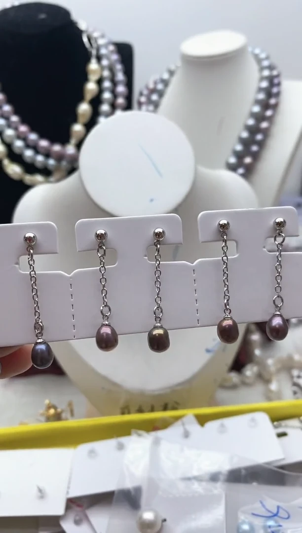 【闪购商品】淡水珍珠颈饰钛钢107