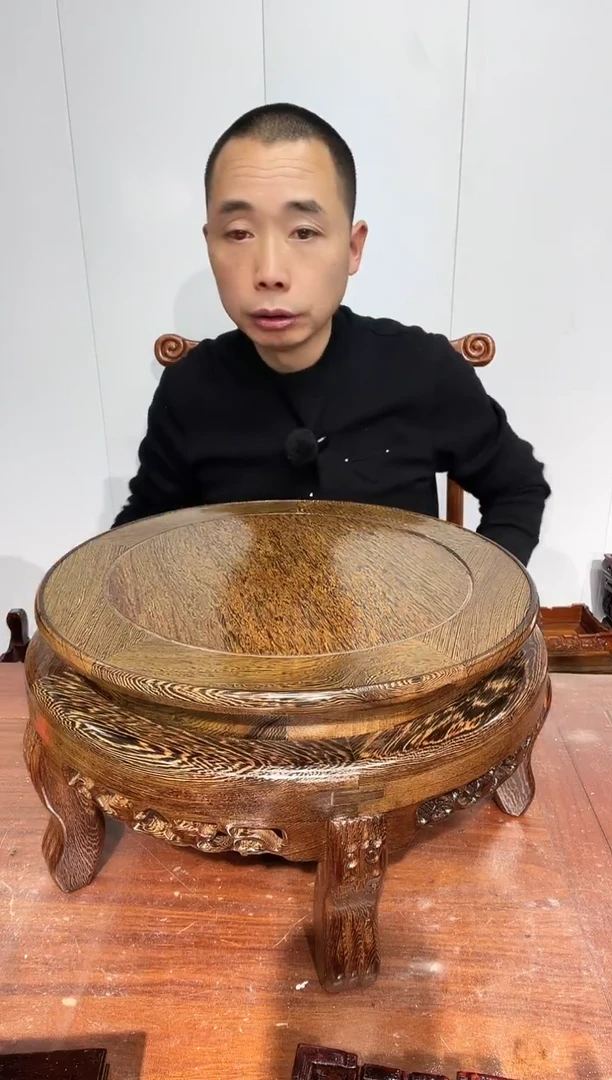 木诧*风鸡翅木虎头几34*37.5*20