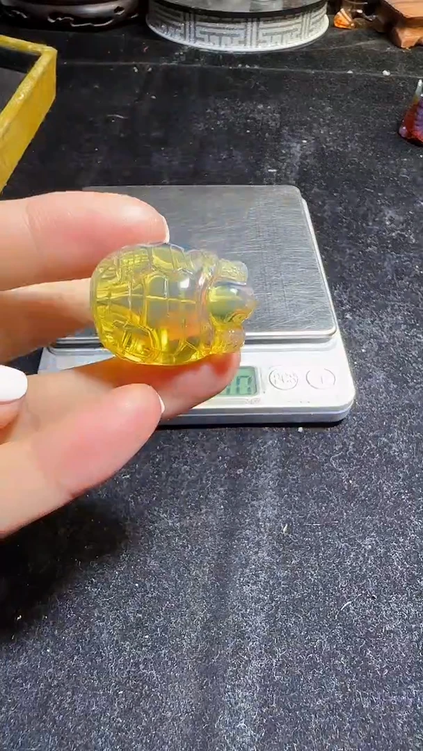 琥珀颈饰未镶嵌43