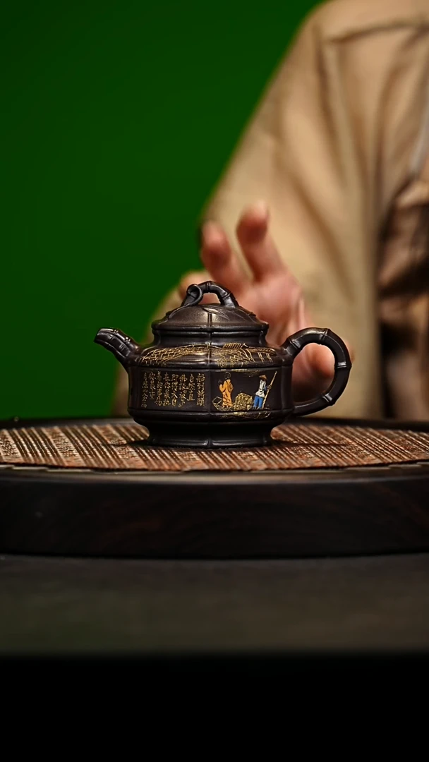 宜兴原矿高端紫砂 紫罗兰230cc