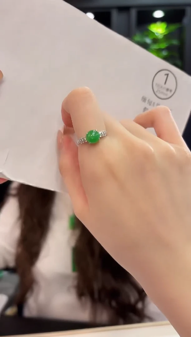 未镶嵌戒指翡翠 缅料A货/支持复检/一件