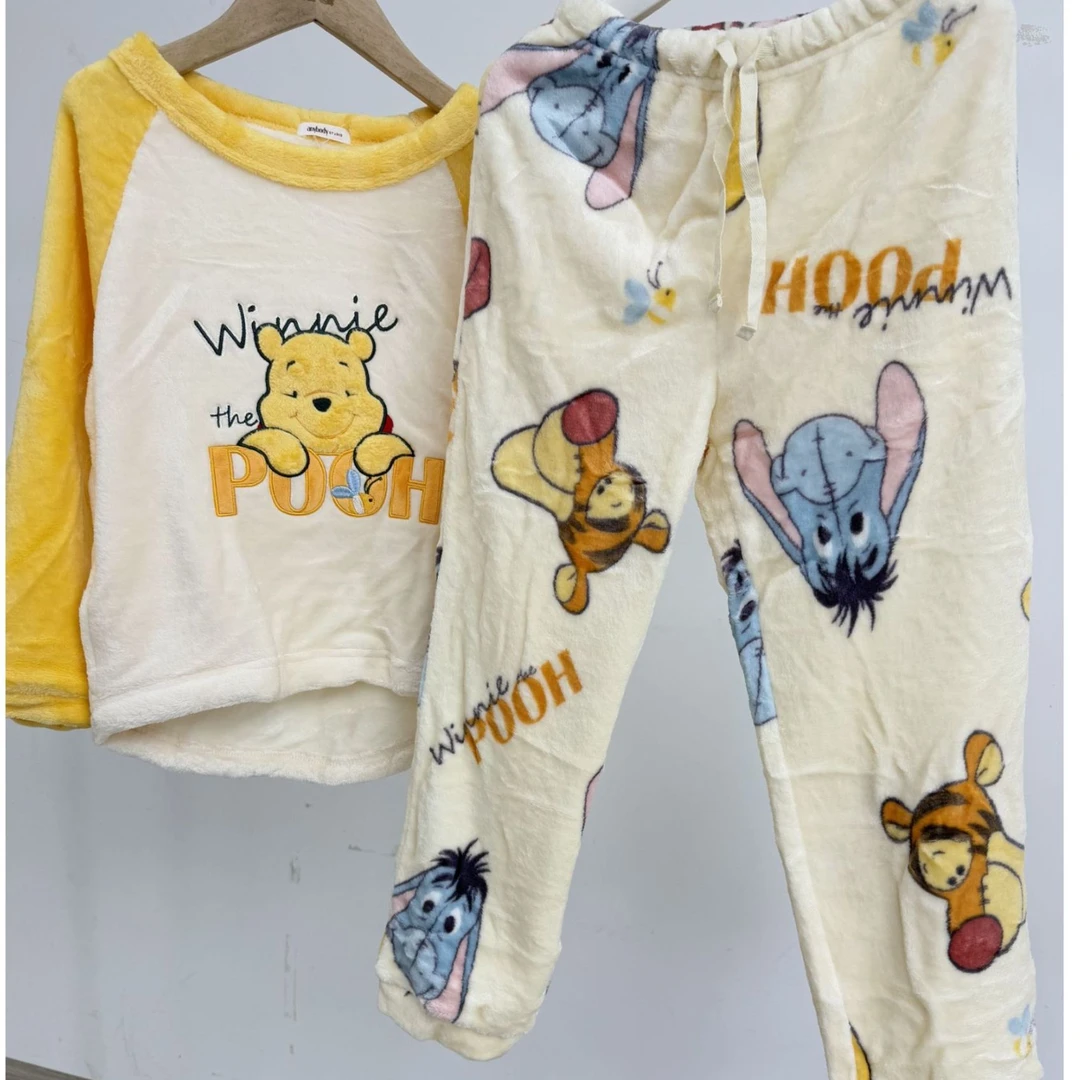 any*body儿童长袖保暖卡通秋冬季家居服套装 007 011