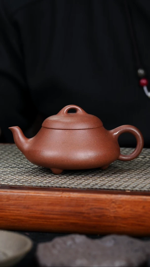茶壶紫砂宜兴紫砂壶 汉棠瓢  200cc
