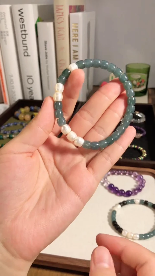 未镶嵌手串翡翠危翡老型手串