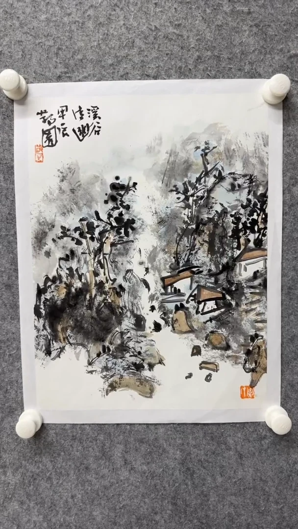国画写意画花鸟画手绘