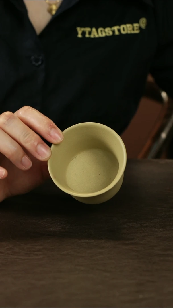 茶杯紫砂直播福利本绿马蹄杯