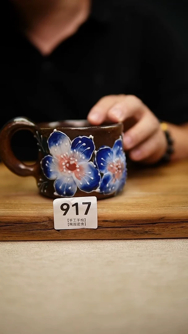@@陶园瓷舍@@纯手工手绘@高温釉下彩