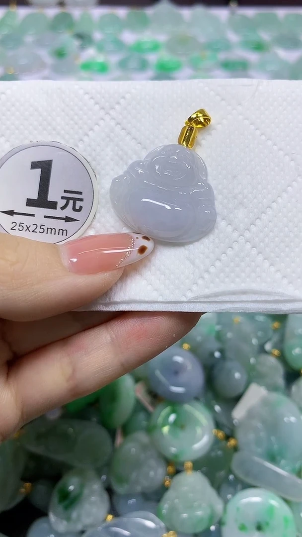 颈饰未镶嵌翡翠 天然翡翠A货