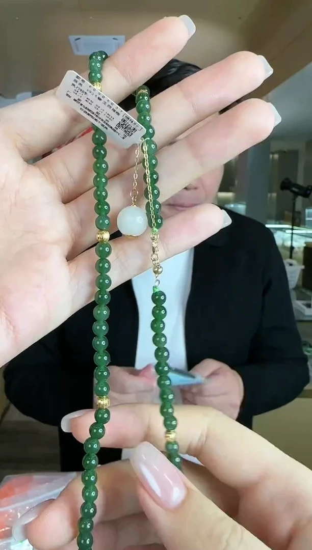 【闪购商品】和田玉项链银S925镶嵌0119-032