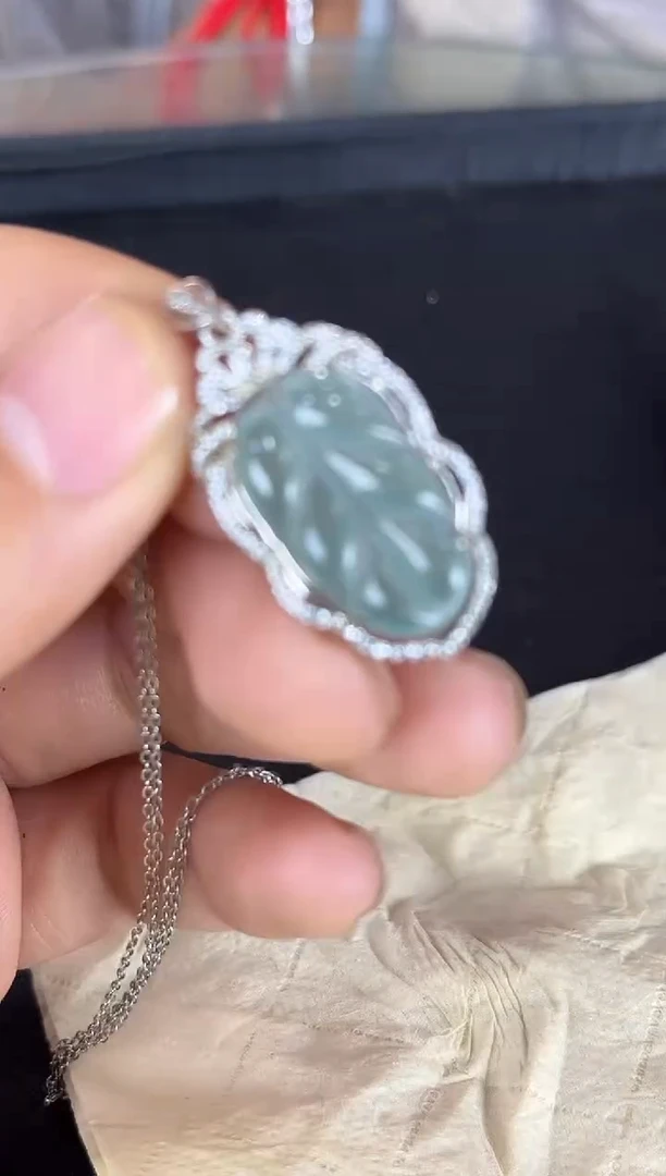 颈饰未镶嵌翡翠缅甸天然A货翡翠