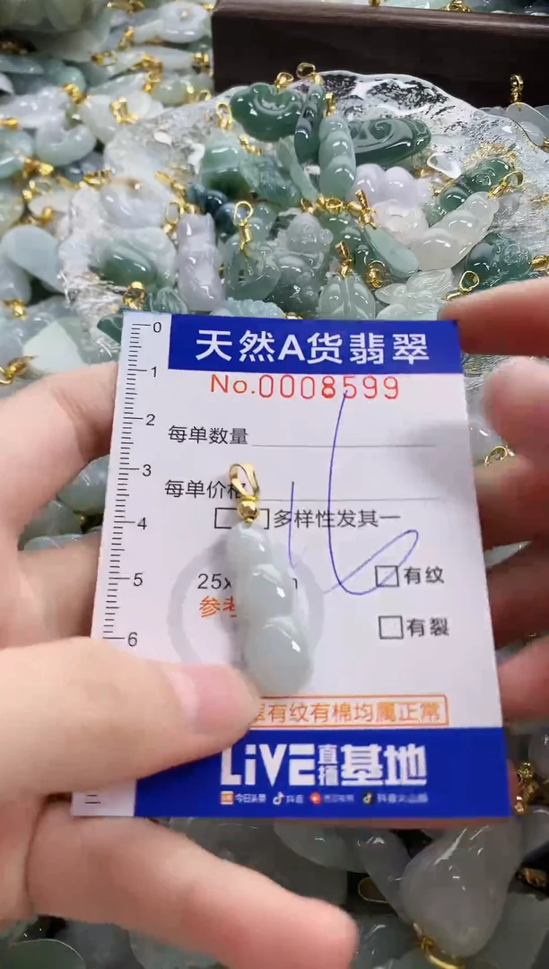 颈饰未镶嵌翡翠天然A货翡翠