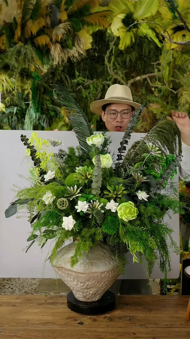 永生花一物一拍连花带瓶