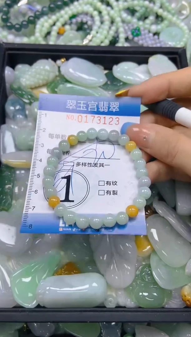 翡翠未镶嵌颈饰闪购0173123多样性发其一