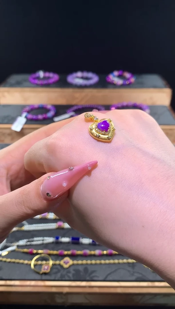 苏纪石（舒俱来）银S925镶嵌.吊坠