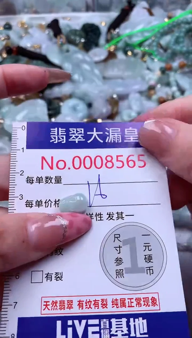 颈饰未镶嵌翡翠8565
