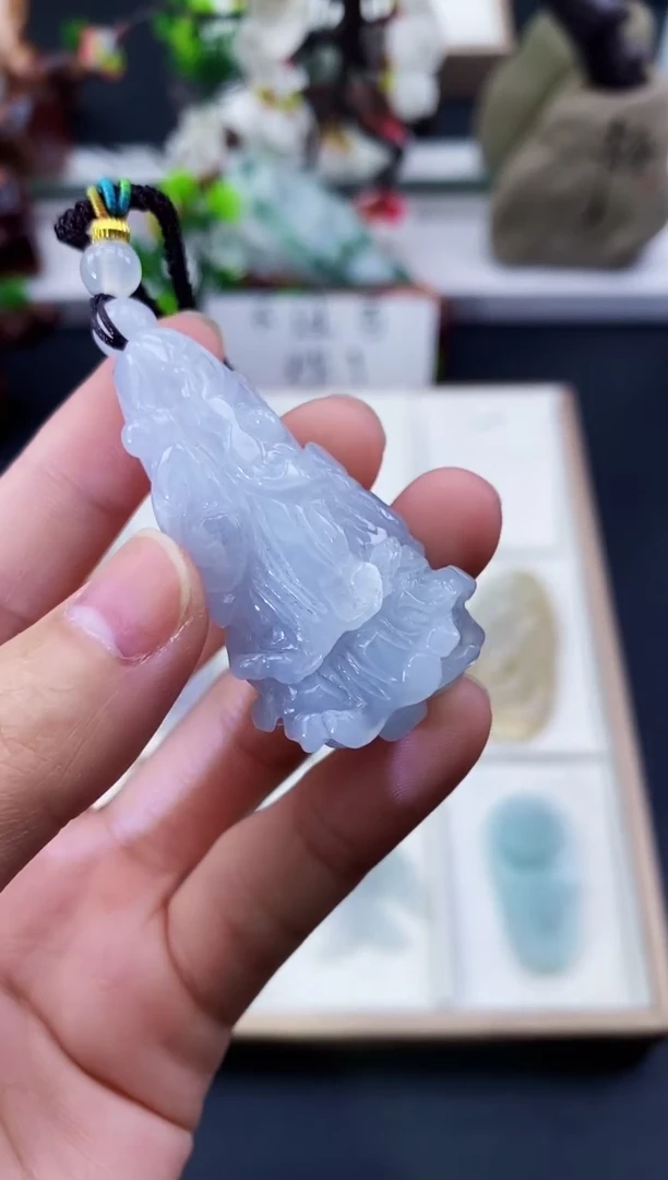 颈饰未镶嵌翡翠天然缅甸A货翡翠