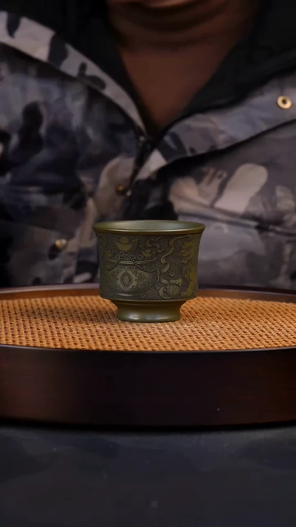 茶杯紫砂宜兴全手工紫砂杯