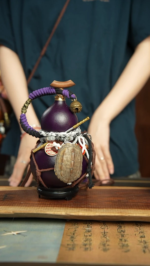 112号800ml左右非遗大漆酒葫芦