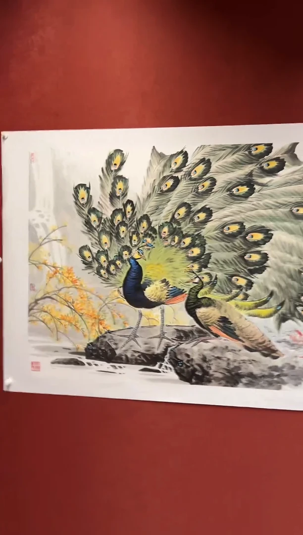 书法莫痴国画展品