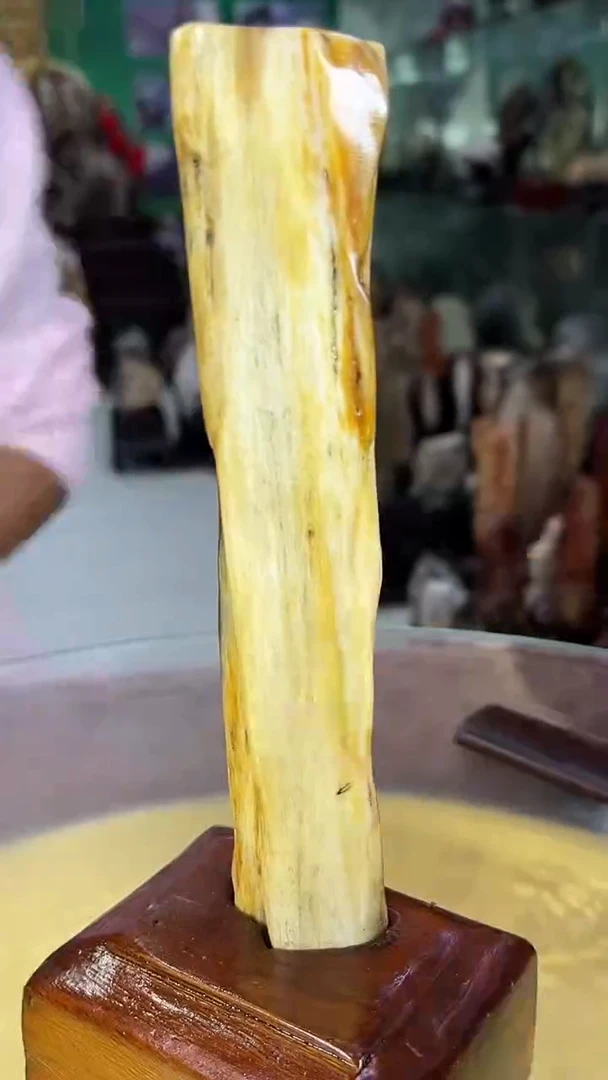 未镶嵌珠宝奇石硅化玉缅甸天然树化玉摆件