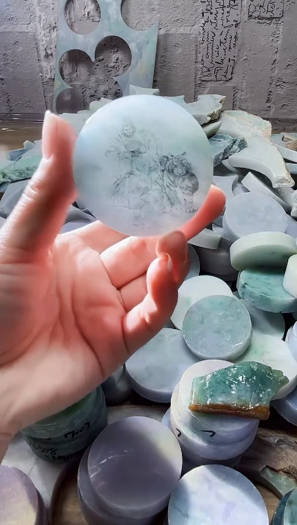 裸石翡翠天然翡翠A货541