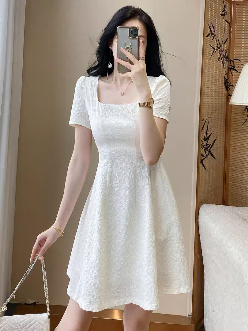 【301-400】幕赐高端时尚修身气质复古连衣裙洋气