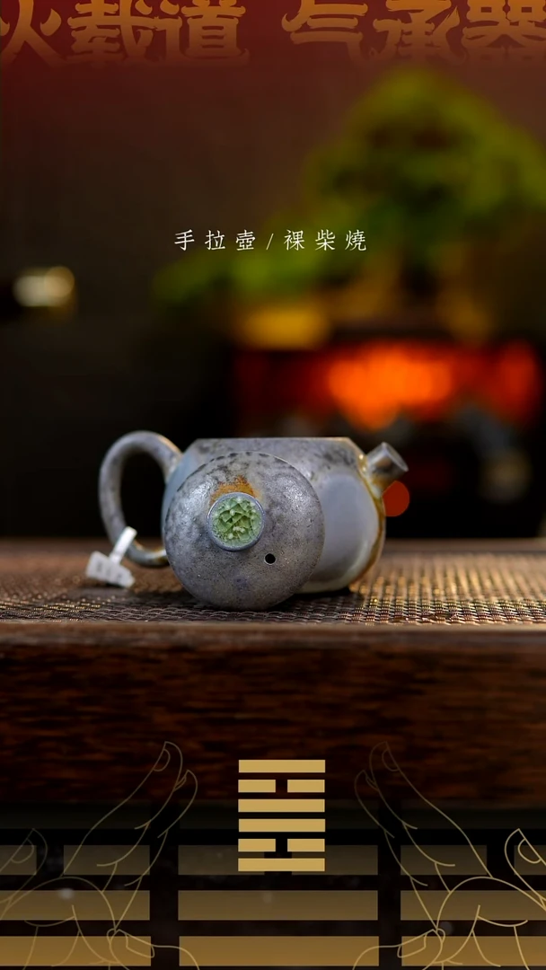 夸烧柴烧巨蛋壶714