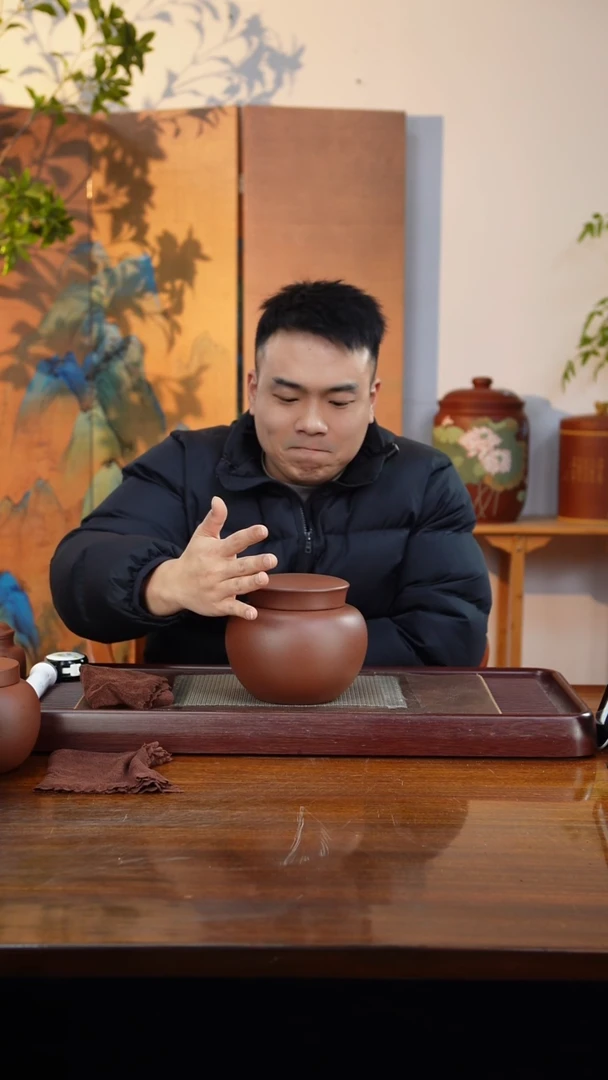 宜兴原矿紫砂茶叶罐