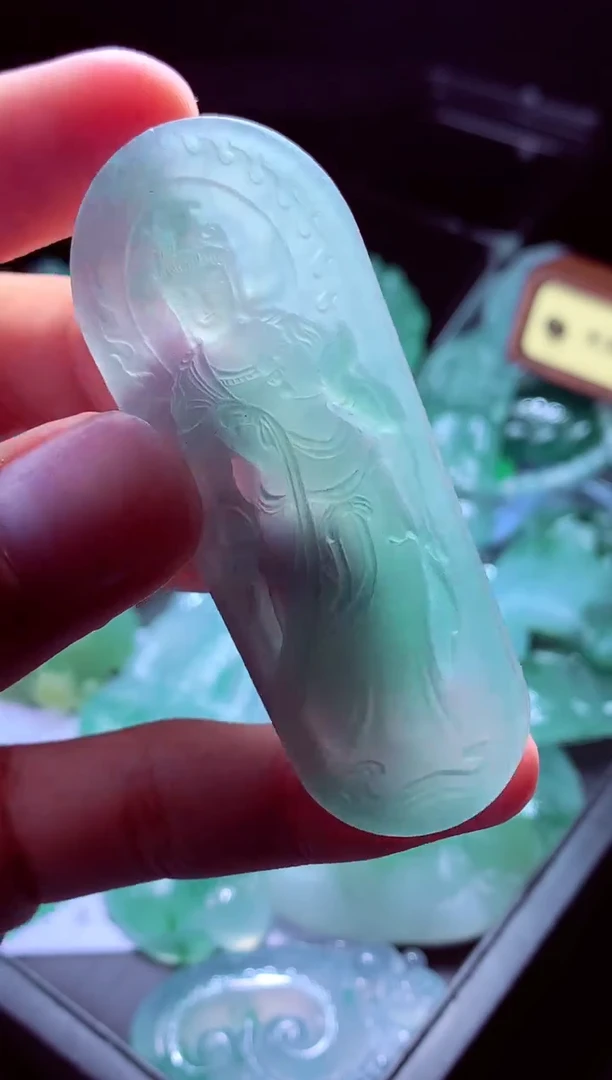 未镶嵌定制翡翠薛*#翡翠毛货定制