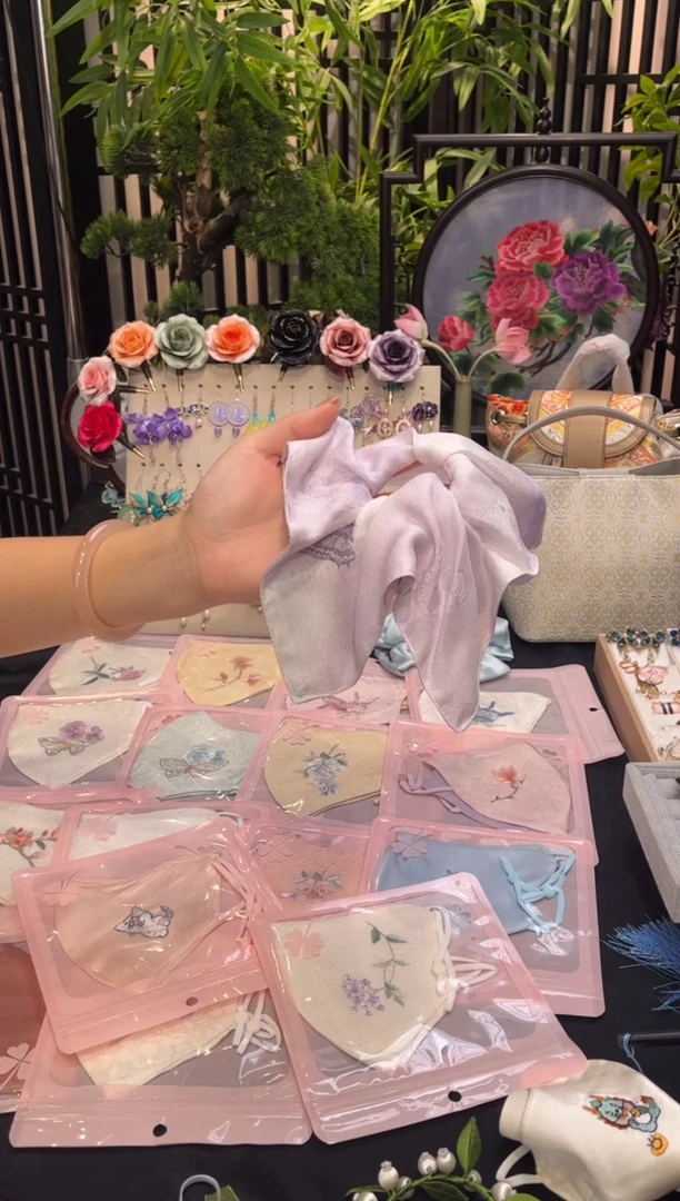 织绣欠**头非遗苏绣手工饰品